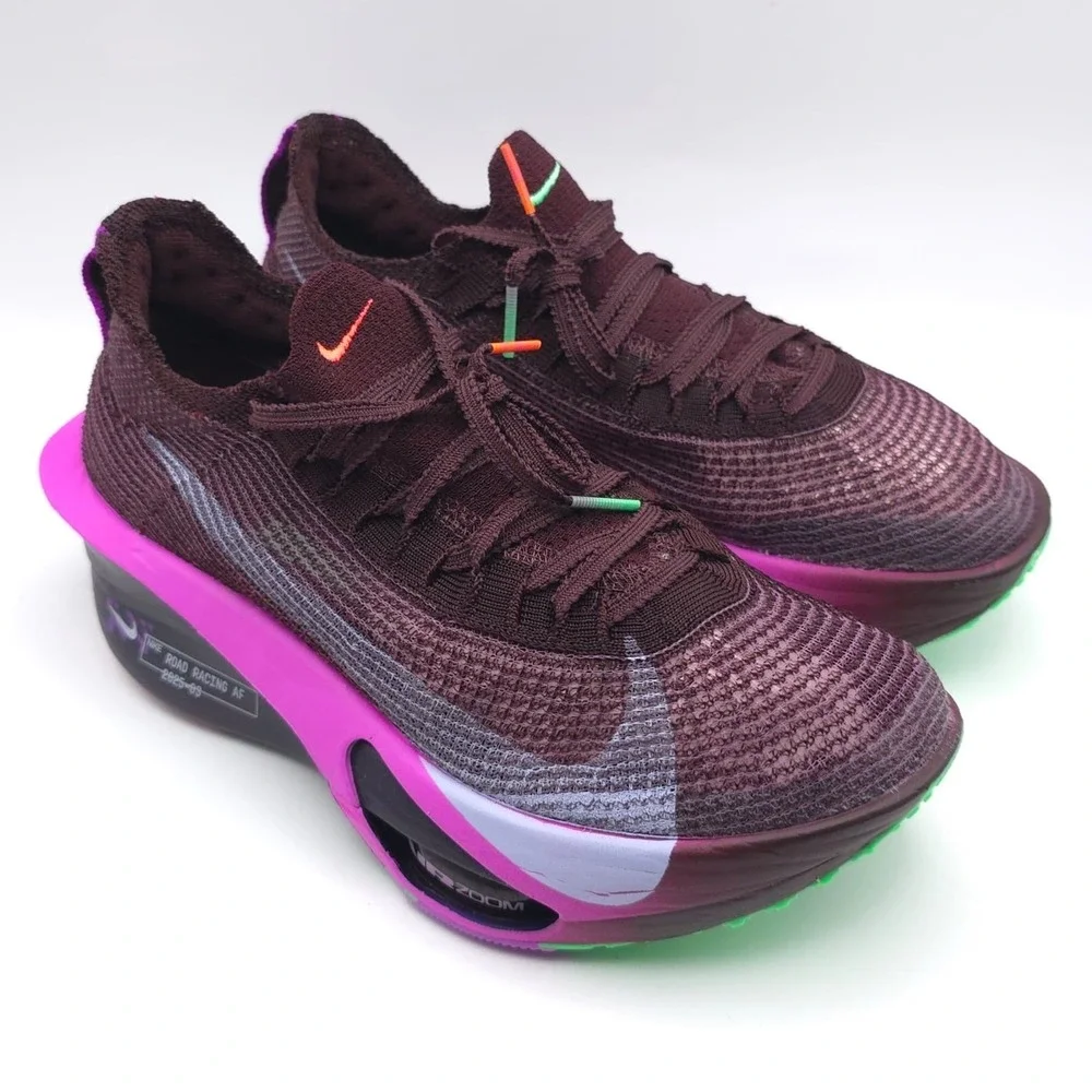NEW Nike‎ W Size 8 FLYPLATE Air Zoom Alphafly Road Racing AF Purple IB4201 600